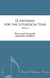 12 Anthems for the Liturgical Year SATB choral sheet music cover